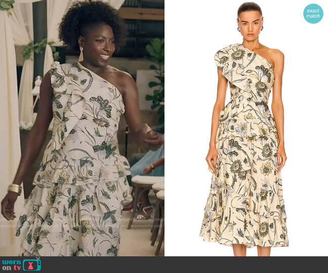 Ulla Johnson Ondine Dress in Lemonbalm worn by Nova Bordelon (Rutina Wesley) on Queen Sugar