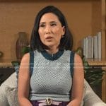 Vicky’s blue textured vest on NBC News Daily