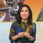 Vicky’s multicolor abstract print dress on Today