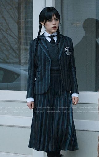 Wednesday’s school uniform on Wednesday