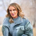 Whitney’s green teddy jacket on The Real Housewives of Salt Lake City