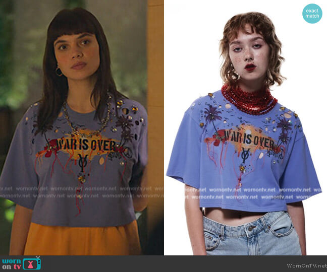 Yezael 2022 Spring Summer Collection worn by Mencia Blanco (Martina Cariddi) on Elite