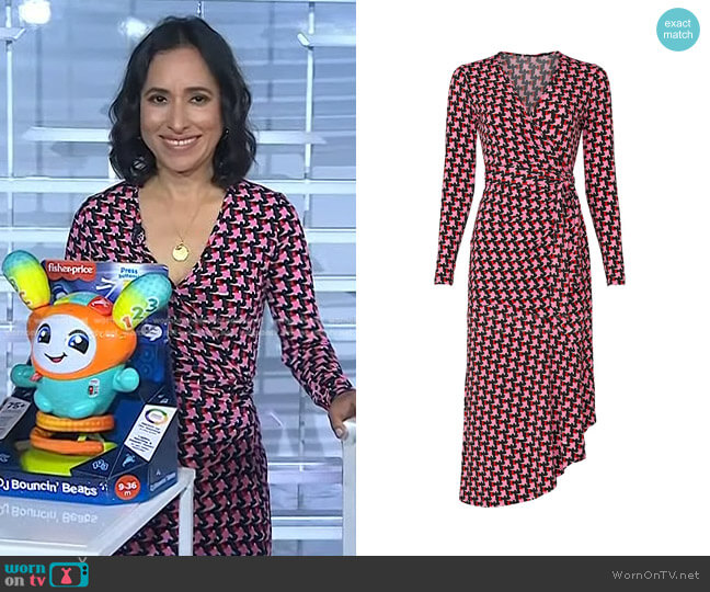 Yumi Kim Sabine Wrap Dress worn by Grace Bastidas on Today