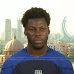 Yunus Musah’s navy mesh shoulder tee on Today