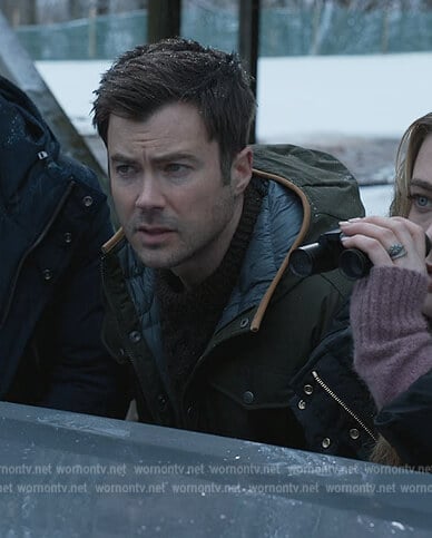 Zeke’s green puffer jacket on Manifest