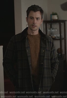 Zeke’s green plaid jacket on Manifest