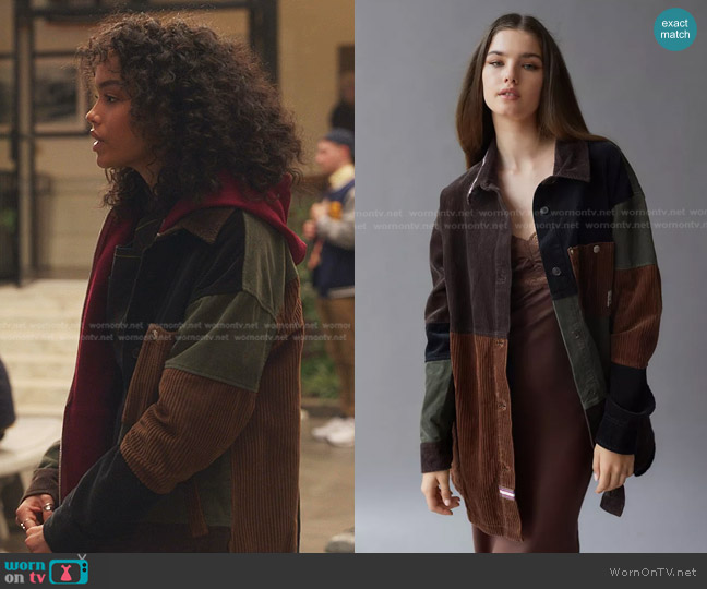 BDG Royce Corduroy Shirt Jacket worn by Zoya Lott (Whitney Peak) on Gossip Girl