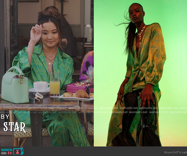 Daneme Spring Summer 2022 Collection worn by Mindy Chen (Ashley Park) on Emily in Paris