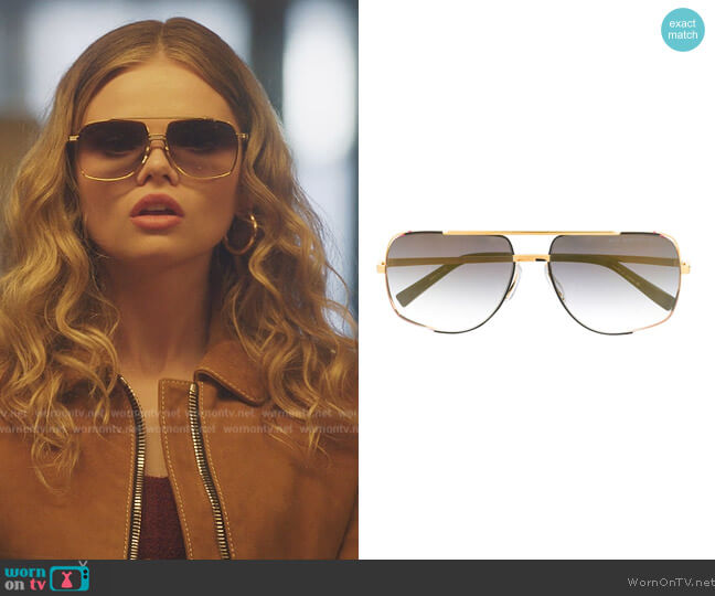 Dita Midnight Special sunglasses worn by (Katherine Reis) on Gossip Girl