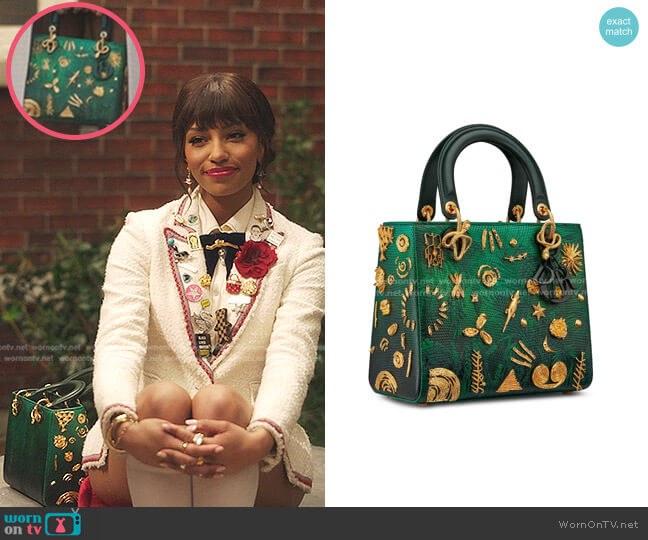 Dior Lady Art Bag worn by Monet de Haan (Savannah Lee Smith) on Gossip Girl