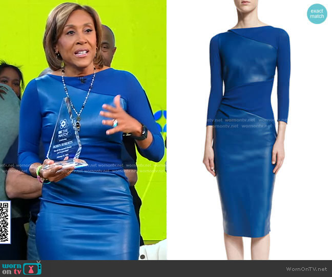 Chiara Boni La Petite Robe Malila Dress worn by Robin Roberts on Good Morning America