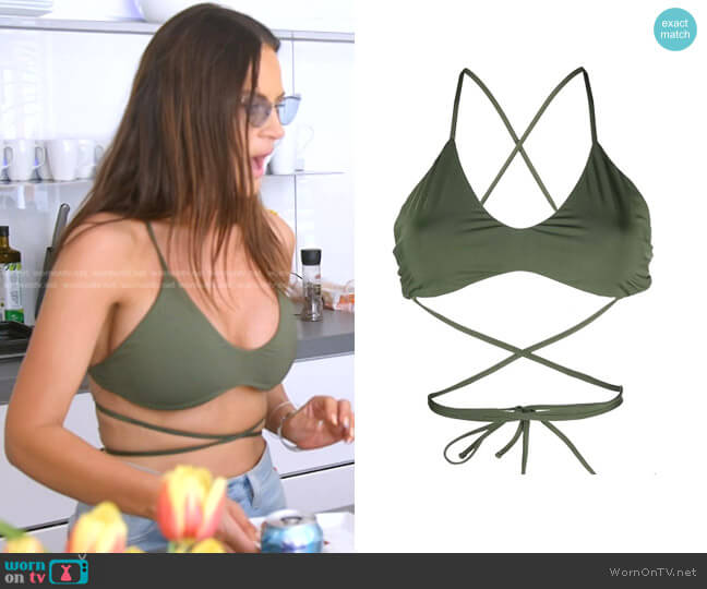 Maygel Coronel Wrap-Waist Bikini worn by Lisa Barlow on The Real Housewives of Salt Lake City