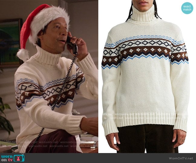 NN07 21.8 Holiday Stein Turtleneck Sweater