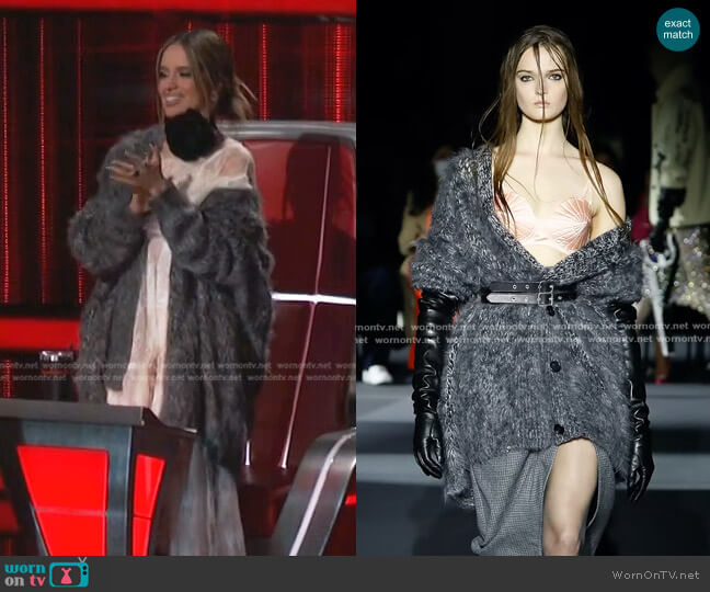 Philosophy di Lorenzo Serafini Fall Winter Collection 2022 worn by Camila Cabello on The Voice