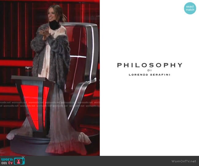 Philosophy di Lorenzo Serafini Designed worn by Camila Cabello on The Voice