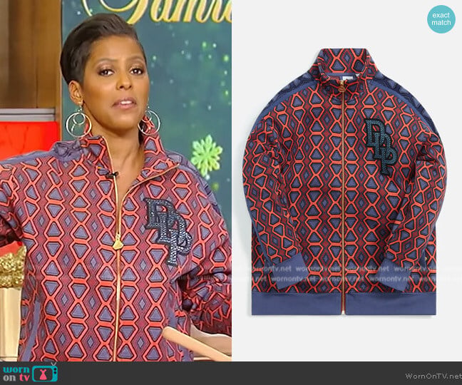 Puma X Dapper Dan T7 Jacket worn by Tamron Hall on Tamron Hall Show