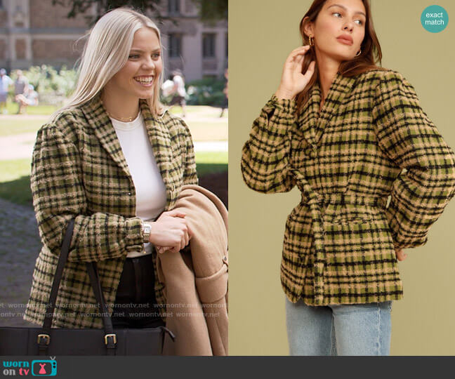 Rouje Bruna Jacket worn by Leighton Murray (Reneé Rapp) on The Sex Lives of College Girls