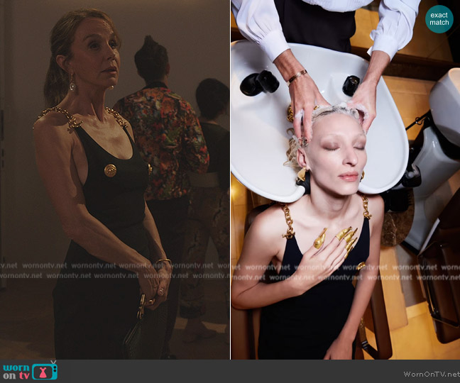 Schiaparelli 2021 Spring Summer Collection worn by Sylvie (Philippine Leroy-Beaulieu) on Emily in Paris