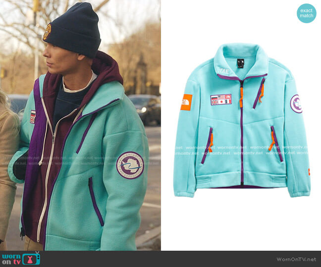 The North Face Tae Fleece Jacket worn by  Akeno Menzies (Evan Mock) on Gossip Girl