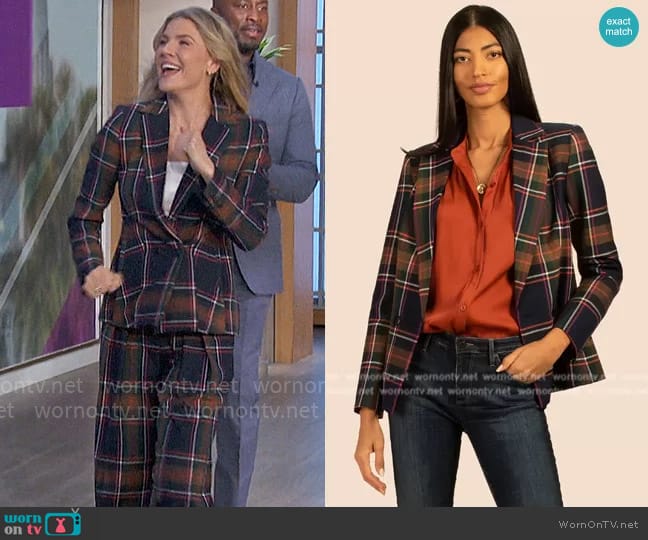 Trina Turk Ryka 2 Blazer worn by Amanda Kloots on The Talk
