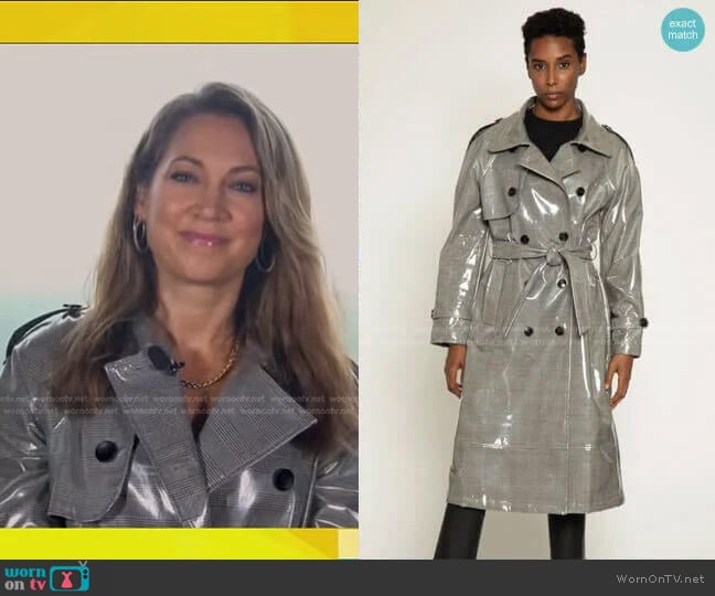 Walter Baker Willia Trench Coat worn by Ginger Zee on Good Morning America