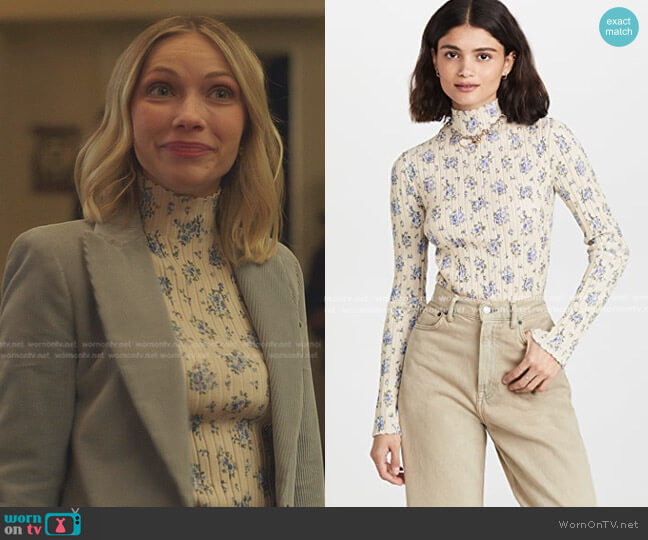Acne Studios Mock Neck Sweater worn by Kate Keller (Tavi Gevinson) on Gossip Girl