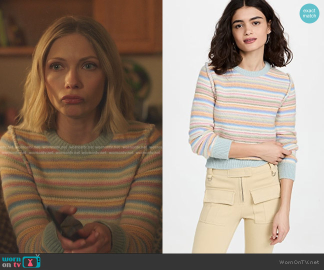 Acne Studios Rainbow Knit Sweater worn by Kate Keller (Tavi Gevinson) on Gossip Girl