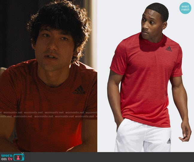 Adidas Tech Gradient Tee worn by Ethan Spiller (Will Sharpe) on The White Lotus