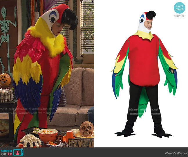Rasta Imposta Adult Parrot Costume worn by Neil (Felix Avitia) on Ravens Home