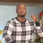 Akbar’s plaid sweater on The Talk