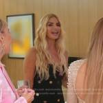 Alexia’s black cropped jumpsuit on The Real Housewives of Miami