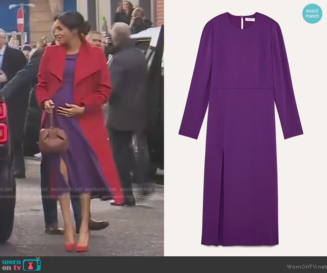 Aritzia Babaton Maxwell Dress worn by Meghan Markle on Harry and Meghan