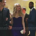Audrey’s purple gown  on Gossip Girl