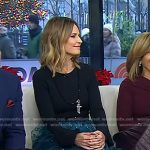 Savannah’s blue tulle skirt on Today