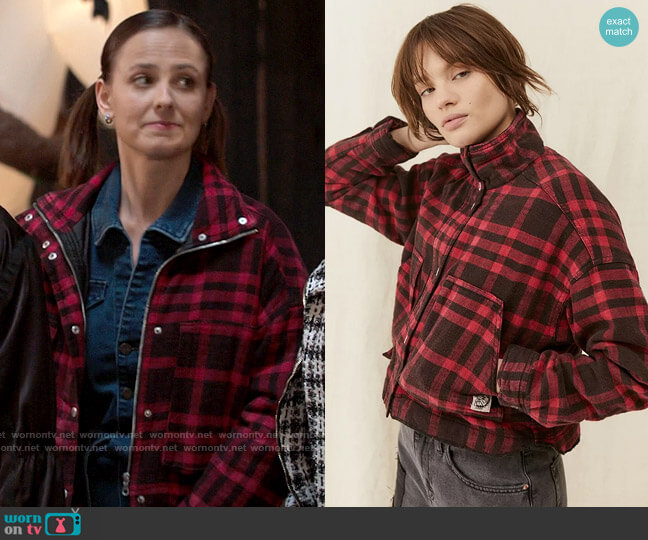 Urban Outfitters Skye Jacket worn by Kimberly Finkle (Pauline Chalamet) on The Sex Lives of College Girls