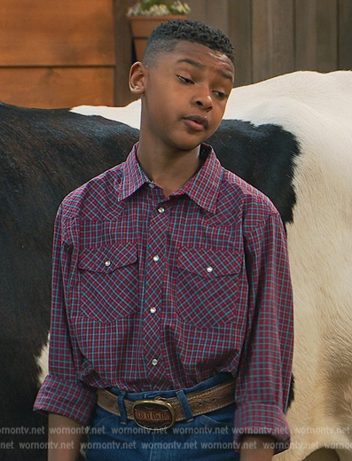Bill’s check button down shirt on Bunkd