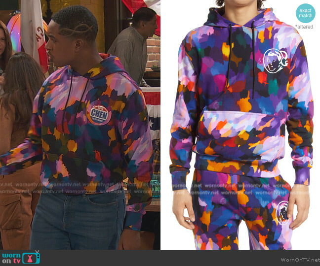 Billionaires Boys Club Canvas Hoodie worn by Booker Baxter (Issac Ryan Brown) on Ravens Home