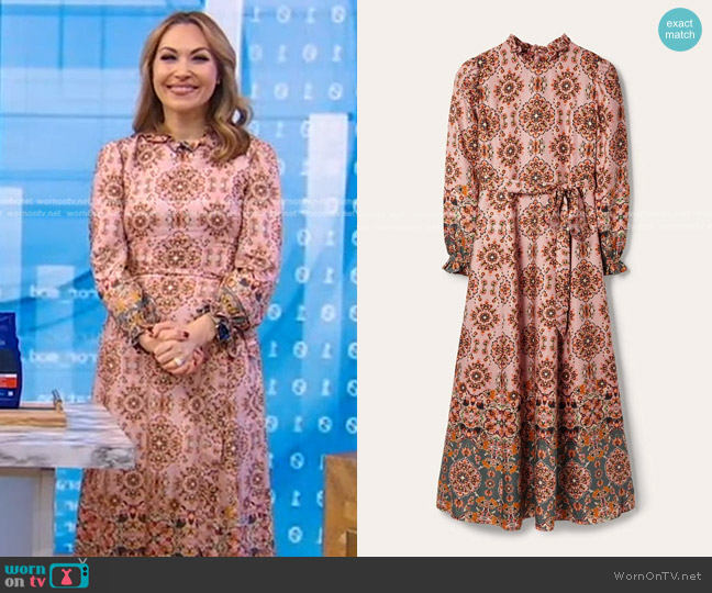 Boden Mariam Dress worn by Lori Bergamotto on Good Morning America