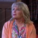 Bonnie’s white floral shirt on Days of our Lives