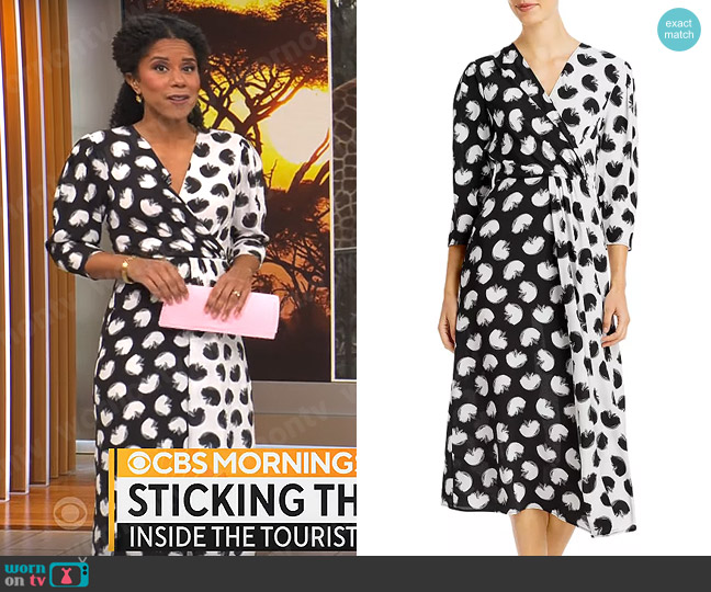 BOSS Danotta Dress worn by Adriana Diaz on CBS Mornings