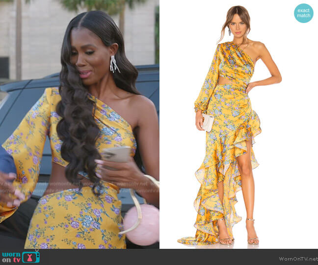 Bronx and Banco Hanna Gown worn by Kiki Barth (Kiki Barth) on The Real Housewives of Miami