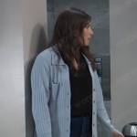 Brook Lynn’s light blue cardigan on General Hospital