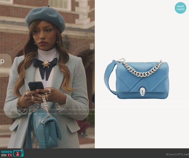 Bvlgari Serpenti Cabochon Crossbody Mini Bag worn by Monet de Haan (Savannah Lee Smith) on Gossip Girl