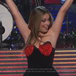Camila’s black heart embellished dress on The Voice