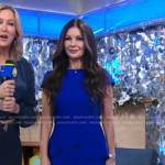 Catherine’s blue peplum dress on Good Morning America