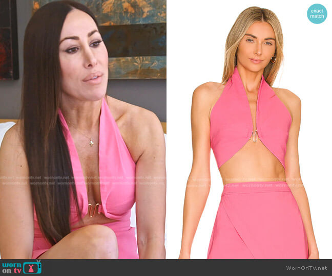 Cult Gaia Diem Top worn by Angie Katsanevas on The Real Housewives of Salt Lake City