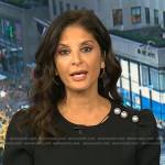 Darlene Rodriguez’s black dress with pearl buttons on Today