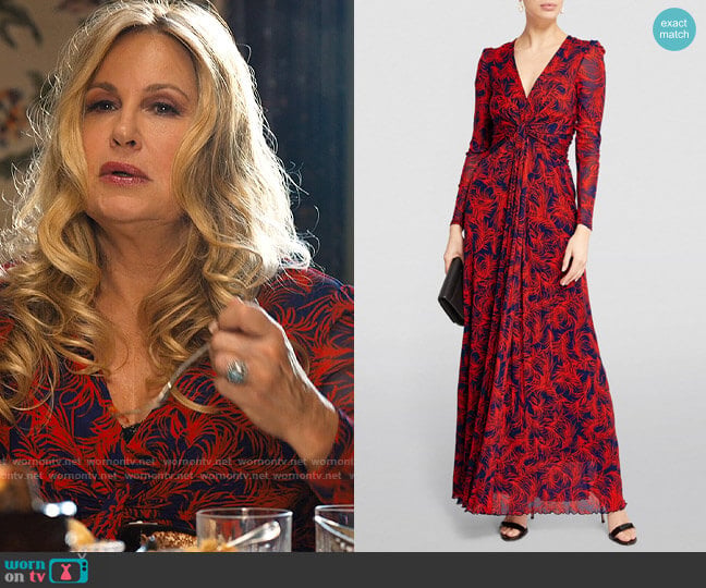 Diane von Furstenberg Adara Dress worn by Tanya McQuoid (Jennifer Coolidge) on The White Lotus