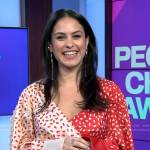 Donna’s red dotted wrap top on Today