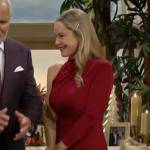 Donna’s red Christmas party dress on The Bold and the Beautiful